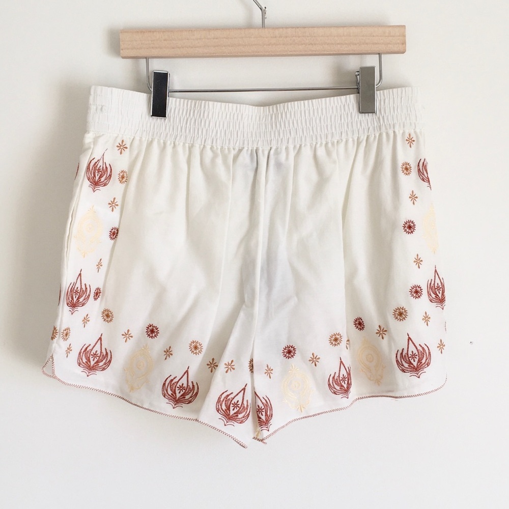 NWT Rachel Zoe Silk Stephanie Embroidered Short S - Picture 4 of 11